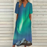 7-point sleeve dress