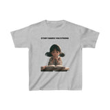 Study makes you strong (girl) - Kids Heavy Cotton™ Tee