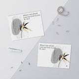 Japanese Abstract Art- Year's Text-Wall Calendars (2024)