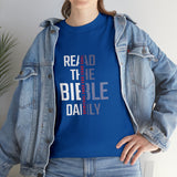 Read The Bible Daily - Women's Heavy Cotton Tee