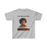 Study Makes You Strong (boy) - Kids Heavy Cotton™ Tee
