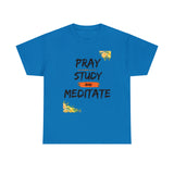 Pray, Study & Meditate - Women's Heavy Cotton T-Shirt