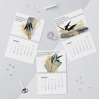 Japanese Abstract Art- Year's Text-Wall Calendars (2024)