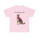 Welsh Shepherd Superhero - Unisex Heavy Cotton Tee