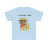 Brussels Griffon  Superhero - Unisex Heavy Cotton Tee