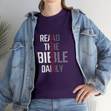 Read The Bible Daily - Women's Heavy Cotton Tee