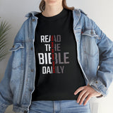Read The Bible Daily - Women's Heavy Cotton Tee