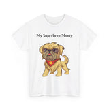 Brussels Griffon  Superhero - Unisex Heavy Cotton Tee