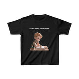 Study Makes you Strong (boy) - Kids Heavy Cotton™ Tee