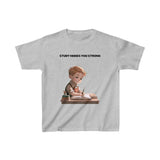 Study Makes you Strong (boy) - Kids Heavy Cotton™ Tee
