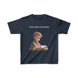 Study Makes you Strong (boy) - Kids Heavy Cotton™ Tee