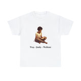 Study - Pray - Meditate - Women's Heavy Cotton T-Shirt