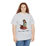 Study - Pray - Meditate - Women's Heavy Cotton T-Shirt