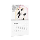 Japanese Abstract Art- Year's Text-Wall Calendars (2024)