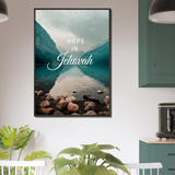 Hope in Jehovah-Premium Matte Paper Metal Framed Poster