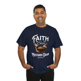 Faith Size of Mustard Grain - Unisex Heavy Cotton Tee