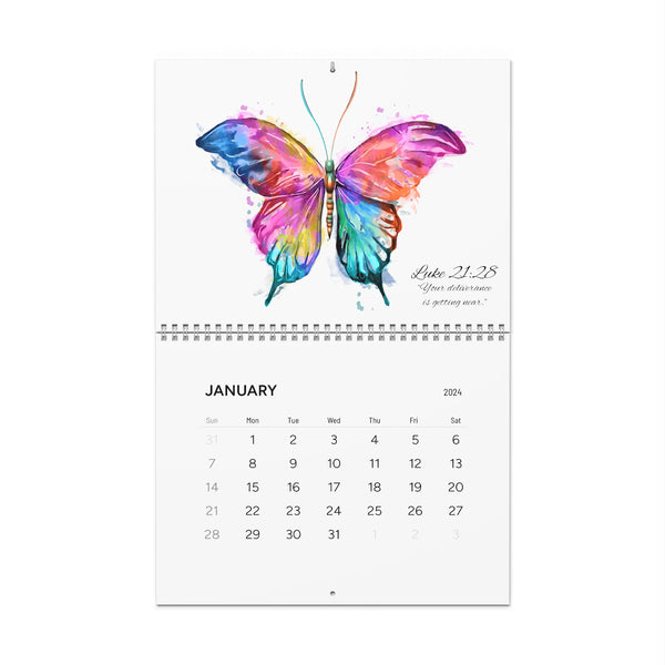 Colorful Wildlife -  2024 - Wall Calendars