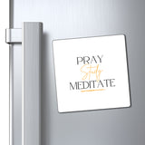 Pray-Study-Meditate-Magnets