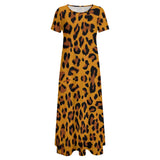 Round Neck Short Sleeve Dress (No Pockets)