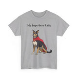 Welsh Shepherd Superhero - Unisex Heavy Cotton Tee