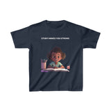 Study Makes you strong (girl) - Kids Heavy Cotton™ Tee