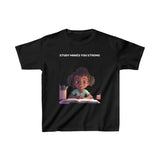 Study Makes you strong (girl) - Kids Heavy Cotton™ Tee