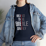 Read The Bible Daily - Women's Heavy Cotton Tee
