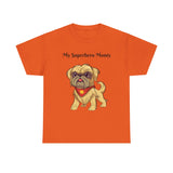 Brussels Griffon  Superhero - Unisex Heavy Cotton Tee
