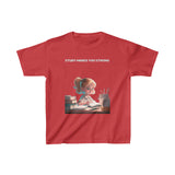 Study Makes you strong (girl) - Kids Heavy Cotton™ Tee
