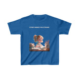 Study Makes you strong (girl) - Kids Heavy Cotton™ Tee