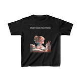 Study Makes you strong (girl) - Kids Heavy Cotton™ Tee