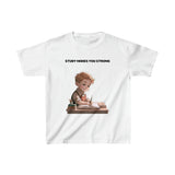 Study Makes you Strong (boy) - Kids Heavy Cotton™ Tee