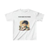 Study Makes you strong (boy) - Kids Heavy Cotton™ Tee