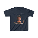 Study makes you strong (boy) - Kids Heavy Cotton™ Tee