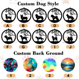 Personalized Dog Memorial Suncatcher Pet Memorial Ornament Gifts for Dog Lovers