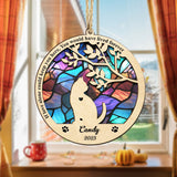 Personalized Cat Memorial Suncatcher Pet Memorial