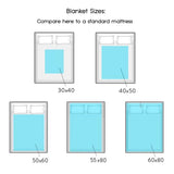 Scannable Music Code Photo Engraved Black Blanket with Package Gift