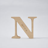 Personalized Wooden Letter Lamp Custom Name Alphabet Night Lights