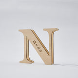 Personalized Wooden Letter Lamp Custom Name Alphabet Night Lights