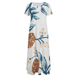 Round Neck Short Sleeve Dress (No Pockets)