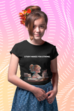 Study Makes you strong (girl) - Kids Heavy Cotton™ Tee