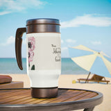 Those seeking Jehovah- Stainless Steel Travel Mug with Handle, 14oz