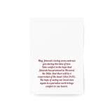 Red Calla Lilly-Greeting Cards (1 or 10pcs)