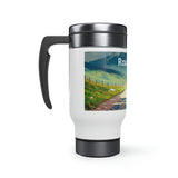 Stainless Steel Travel Mug with Handle, 14oz