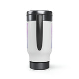 Always rejoice - Stainless Steel Travel Mug with Handle, 14oz