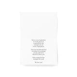 Hebrews 6:10 - Greeting Cards (1or 10pcs)