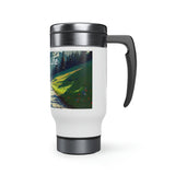 Stainless Steel Travel Mug with Handle, 14oz