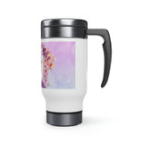 Always rejoice - Stainless Steel Travel Mug with Handle, 14oz