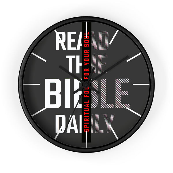 Read The Bible Daily  - Wall Clock
