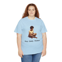 Study - Pray - Meditate - Women's Heavy Cotton T-Shirt